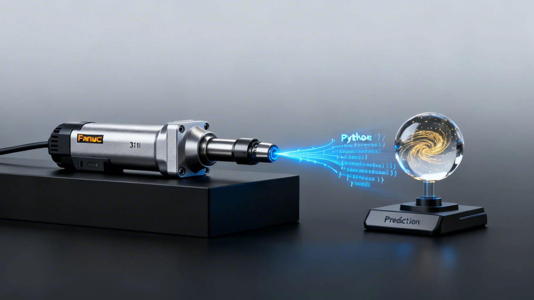 Обложка: Как читать данные об износе инструмента из памяти Fanuc 31i через простой Python-скрипт и предсказывать замену без остановки производства